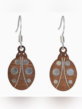 Small and Light Ladybug Earrings